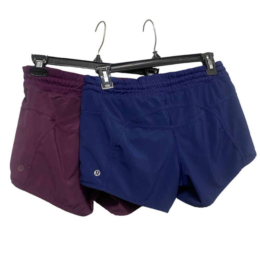 Lululemon 2 pairs size 4 women’s athletic shorts
